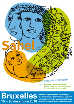 Affiche Sahel Nourrir les enfants de la terre Unicef