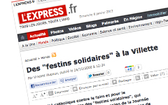 Presse L Express Festin solidaire